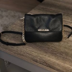 MK Black Large Crossbody Bag